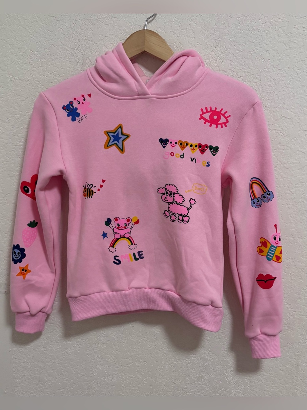 Lola + the boys doodle art hoodie